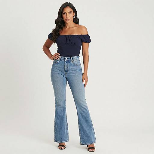 Confident Woman in Stylish Casual Outfit