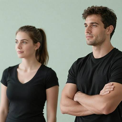 Portrait of a Confident Duo