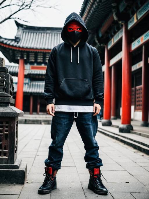 Mysterious Boy at Eastern Shrine