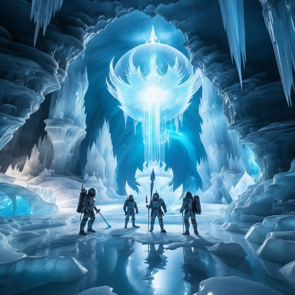 Explore a Mystical Ice Cave Adventure