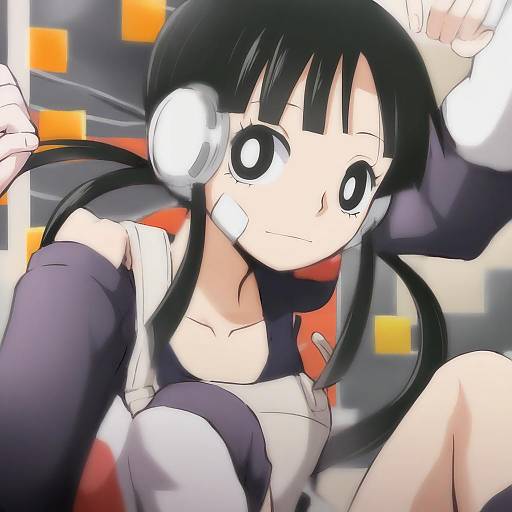 Illustration of Asahina hiyori, kagerou project in the style of Pokemoa