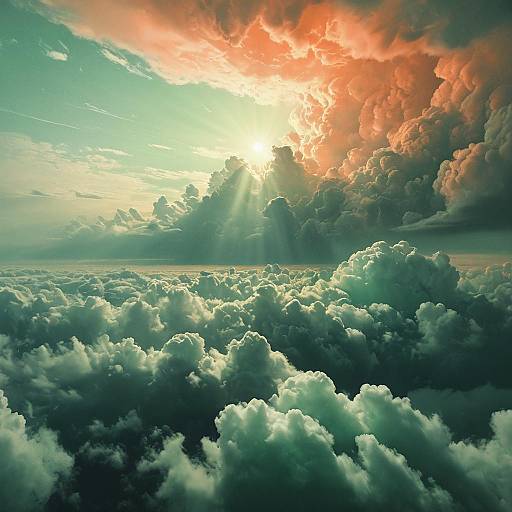 Transcendent Clouds in Ethereal Abstraction