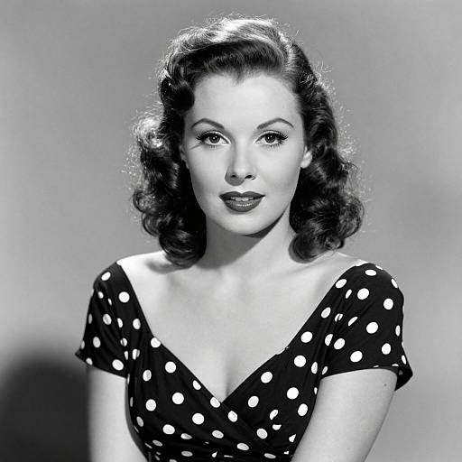 Vintage Hollywood Glamour Portrait