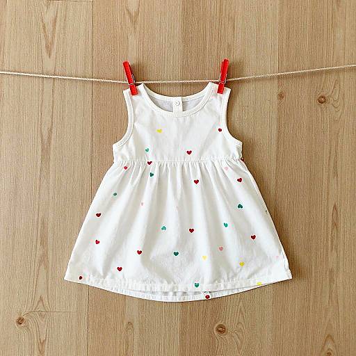 Colorful Heart Baby Dress Photo