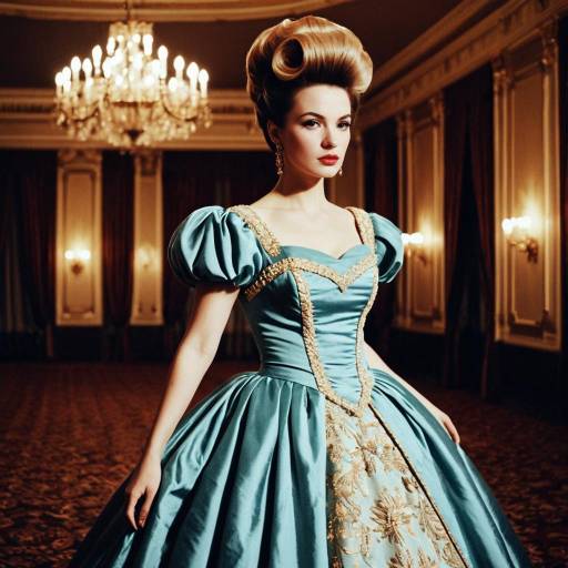 Elegant Bouffant in Vintage Ballroom Style