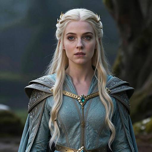 Morfydd Clark as Galadriel: Photo-Realistic Masterpiece