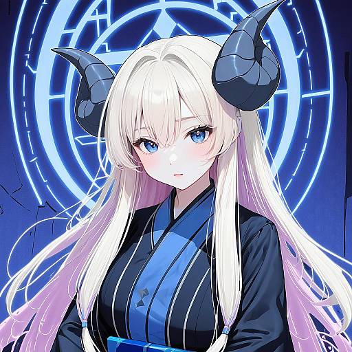 Illustration of Akari (blue archive), blue archive in the style of Kyogoku shin