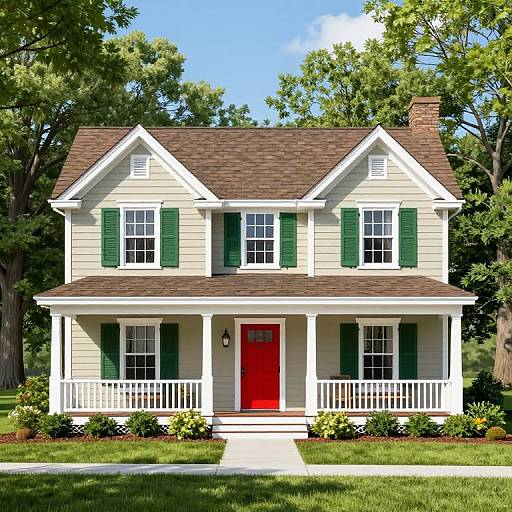 Craftsman Home Front Elevation