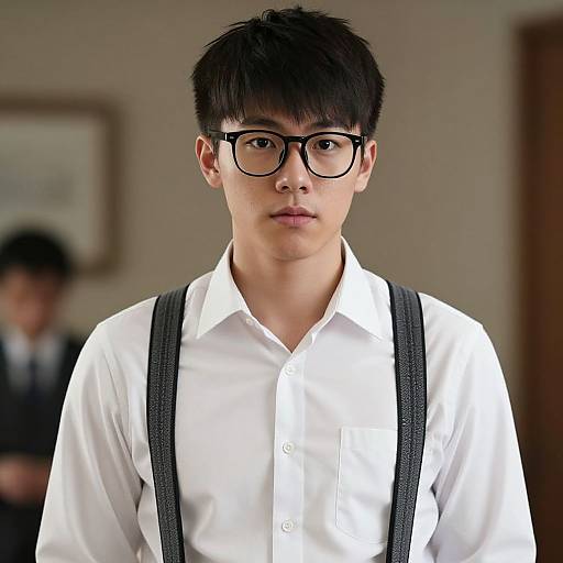 Realistic Portrait of Funny Male Character