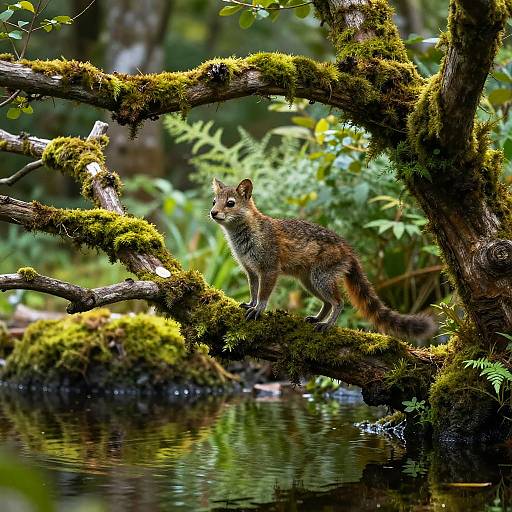 Serene Merlin in Lush Arctic Wilderness