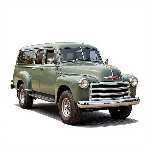 1952 GMC Suburban Vector T-Shirt Design