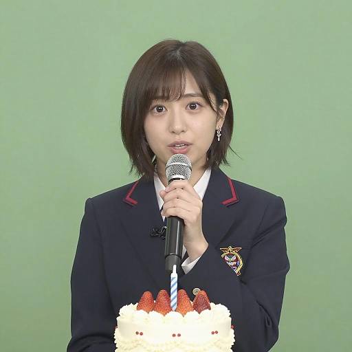Birthday Girl in School Uniform