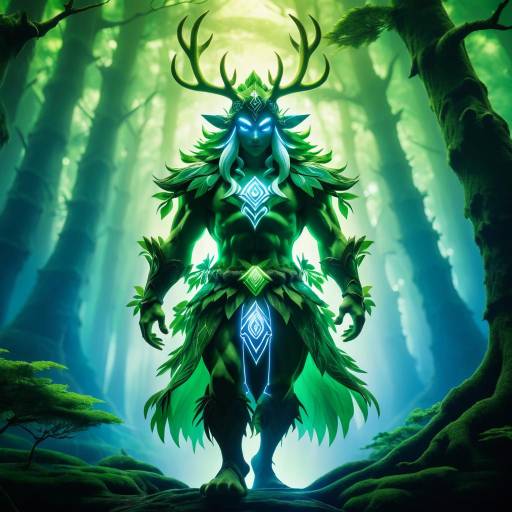 Forest Spirit Fantasy Character