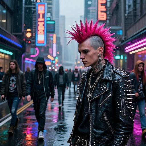 Futuristic Punk Cityscape Vibes