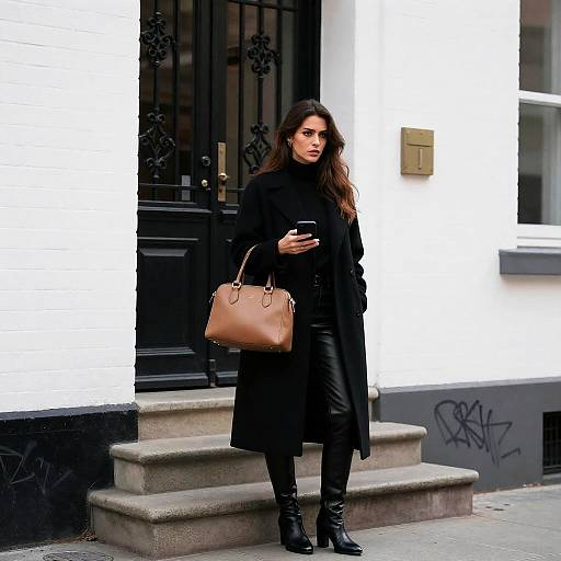 Urban Fashionista with Intense Expression