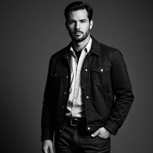 Sharp Casual Male Detective Portrait