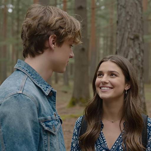 Couple Portrait in Enchanted Forest