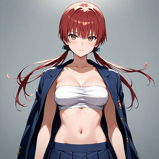 Illustration of Musujime awaki, toaru majutsu no index in the style of Kotoyama