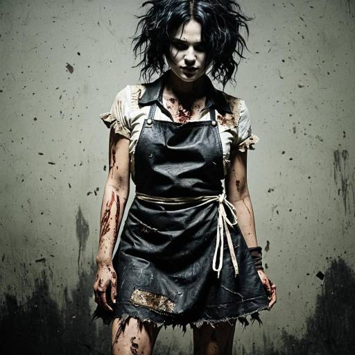 Edgy Leatherface Inspired Cosplay Outfit