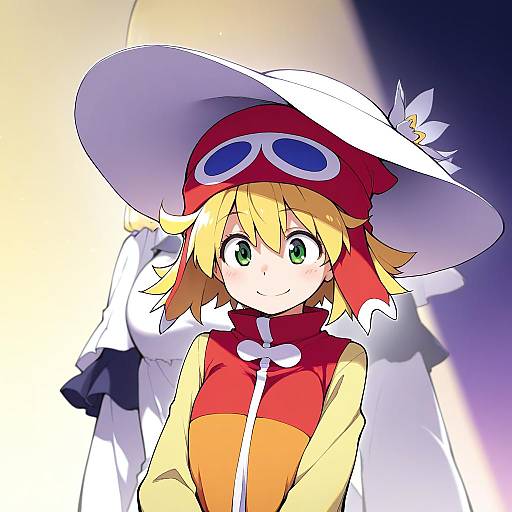 Illustration of Amitie (puyopuyo), puyopuyo in the style of Ryo (liver sashi daisuki!)