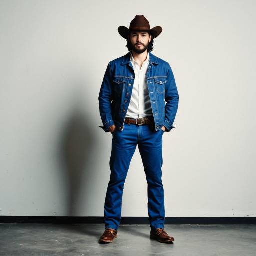 Stylish Man in Blue Pants Outfit