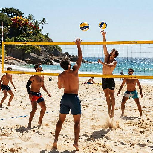 Brazilian Beach Volleyball Vibes