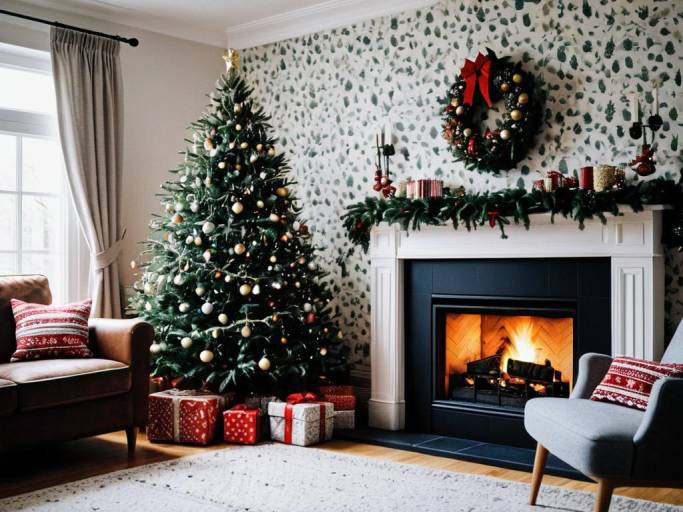 Cozy December Living Room Decor
