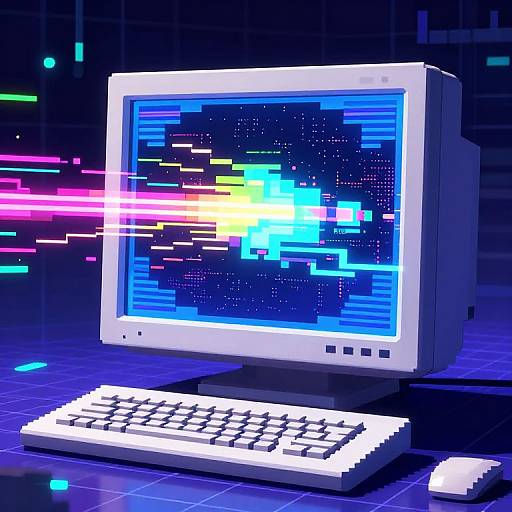 Retro-Futuristic Pixel Art Generator