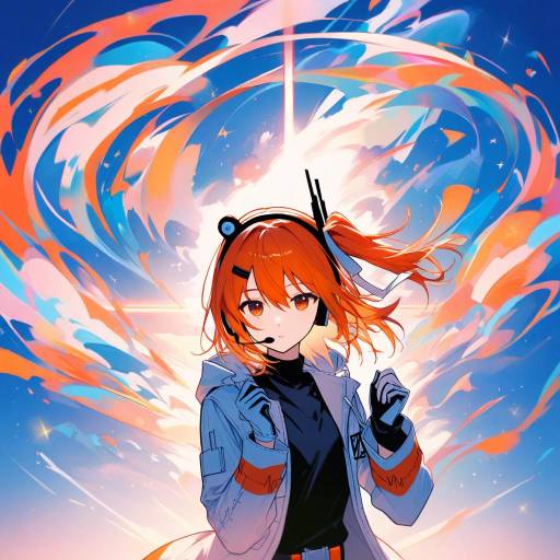 Vibrant Adachi Rei at Sunset