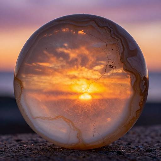 Ocean Jasper Sunset Reflections