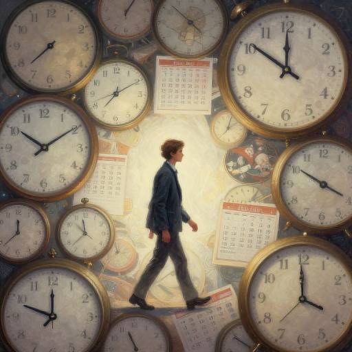 Surreal Time Overlap Through History