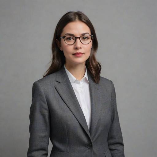 Stylish Business Woman in Studio Setting