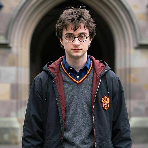 Photorealistic Harry Potter Lookalike Portrait