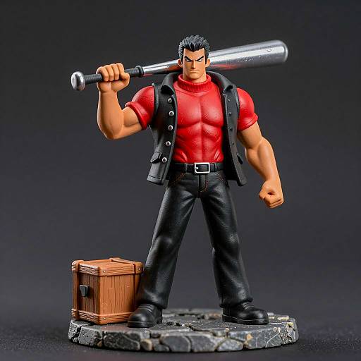 Muscular Collector Figurine with Attitude