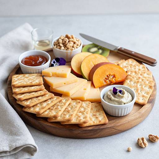 Elegant Nutritious Snack Board Presentation