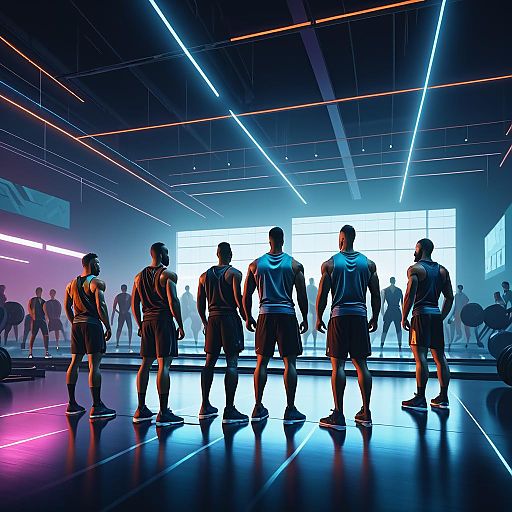 Cinematic Training Session in Minimalist Style Cinematic Training Session in Minimalist Style