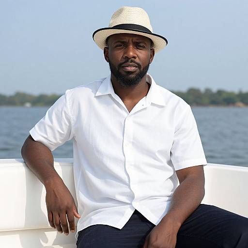 Mature Man's Boat Party Outfit