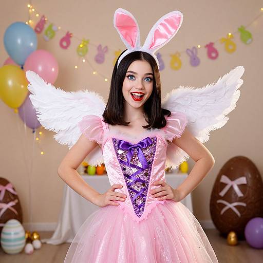 Easter Egg Princess Costume Portrait