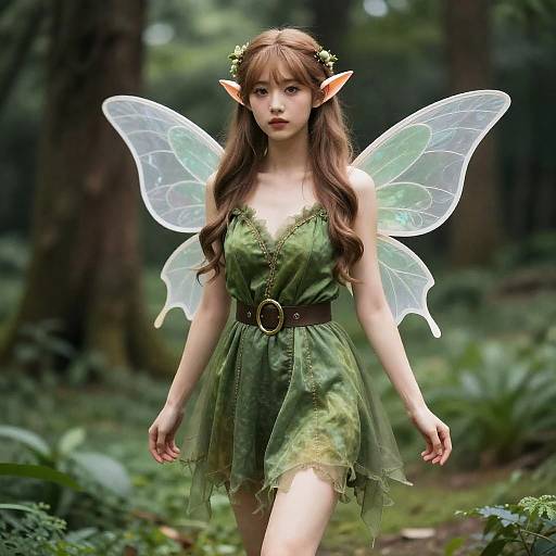 Woodland Fairy Elf Costume Design