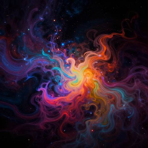 Chaotic Cosmic Diffusion Patterns