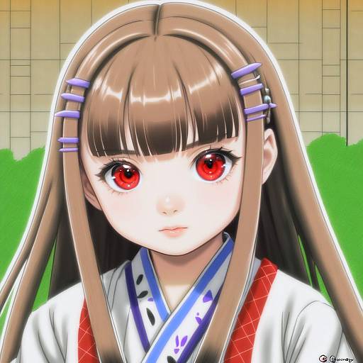 Illustration of Aoba kokona, yama no susume in the style of Tonpuu