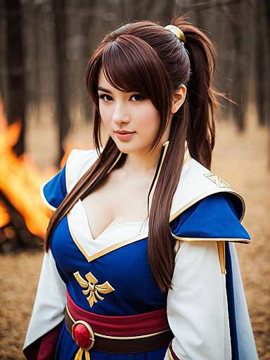 Lifestyle costume photo of Kagero (fire emblem). Cosplay clothes