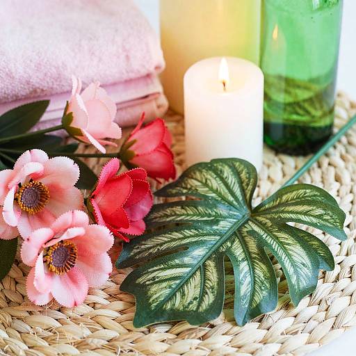 Vibrant Artistic Objects Arrangement