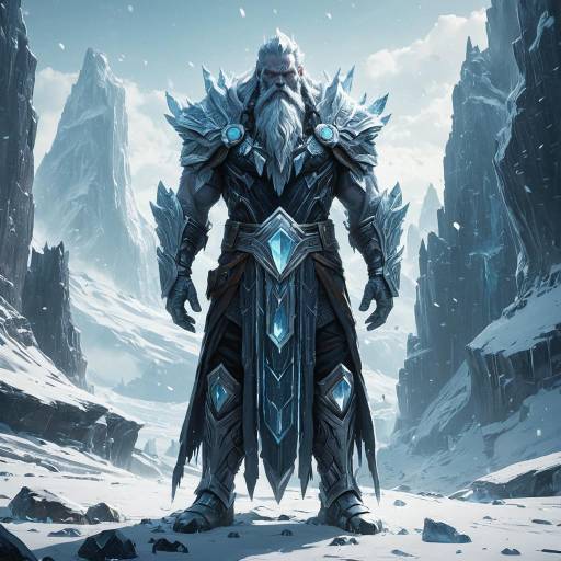 Enigmatic Ice Giant in Crystalline Armor