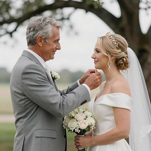 Joyful Wedding Moment with a Bride