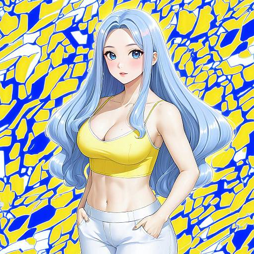 Illustration of Karen (pokemon), pokemon in the style of Minamura haruki