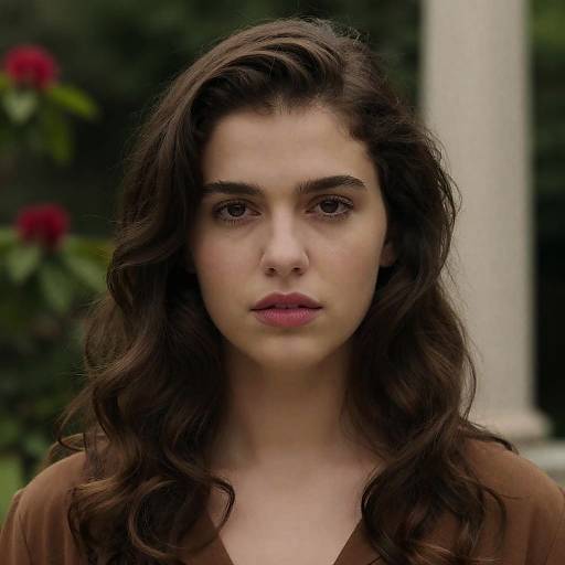 Serene Portrait of a Young Woman