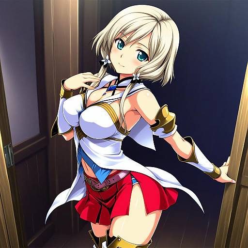 Illustration of Ashelia b'nargin dalmasca, final fantasy in the style of Mikagami sou