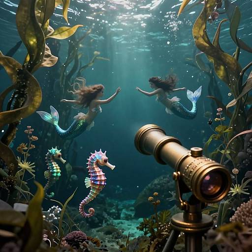 Victorian Fantasy Underwater Realm