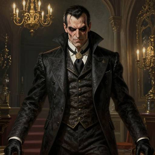 Photorealistic Knightly Villain Portrait